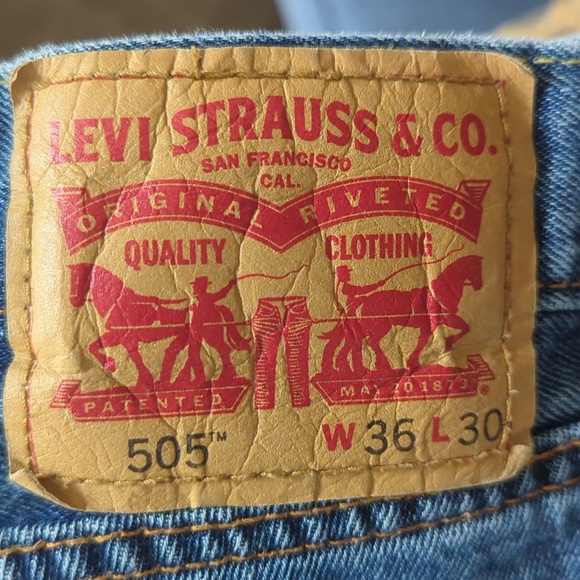 Levi's 505 Jeans 36x30 - Picture 8 of 10